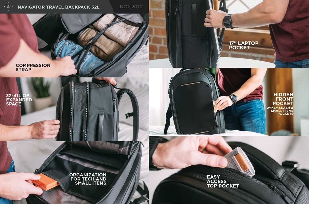 Navigator Travel Backpack 32L – Jetset Gear
